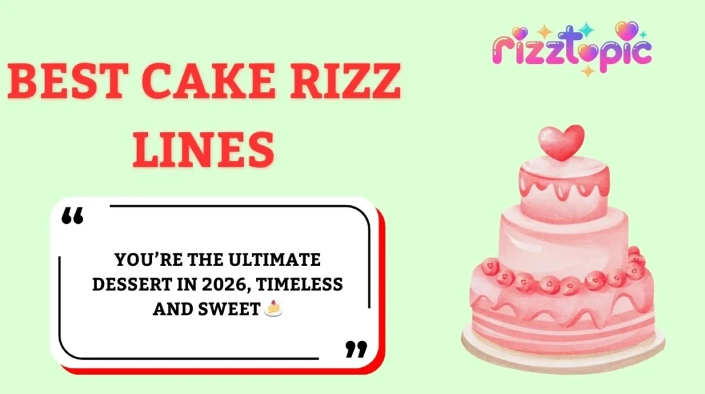 Best Cake Rizz Lines