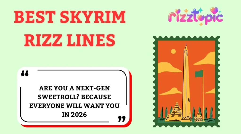 Best Skyrim Rizz Lines