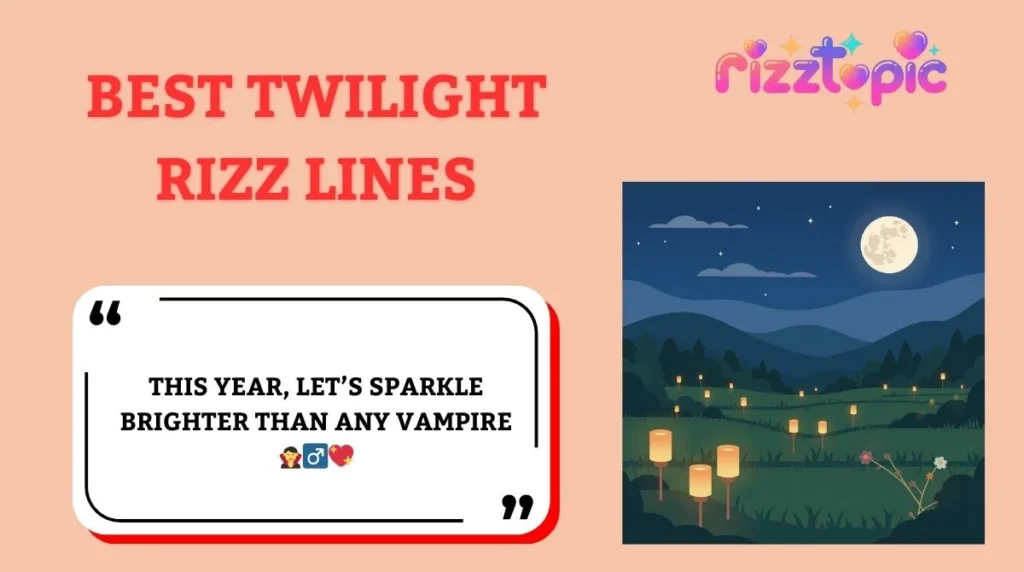 Best Twilight Rizz Lines