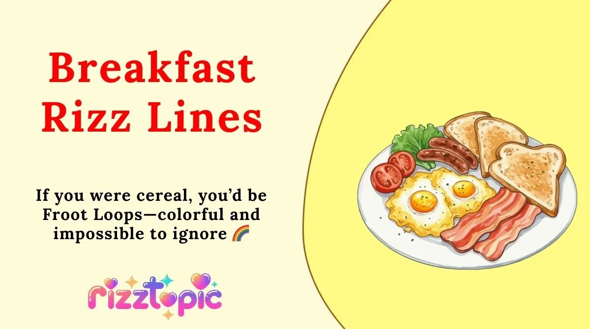Breakfast Rizz Lines