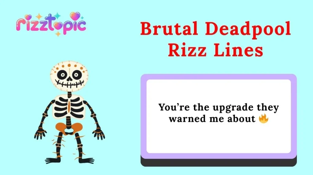 Brutal Deadpool Rizz Lines