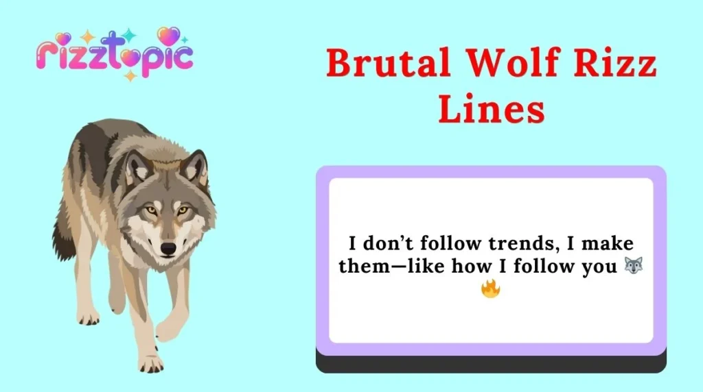 Brutal Wolf Rizz Lines