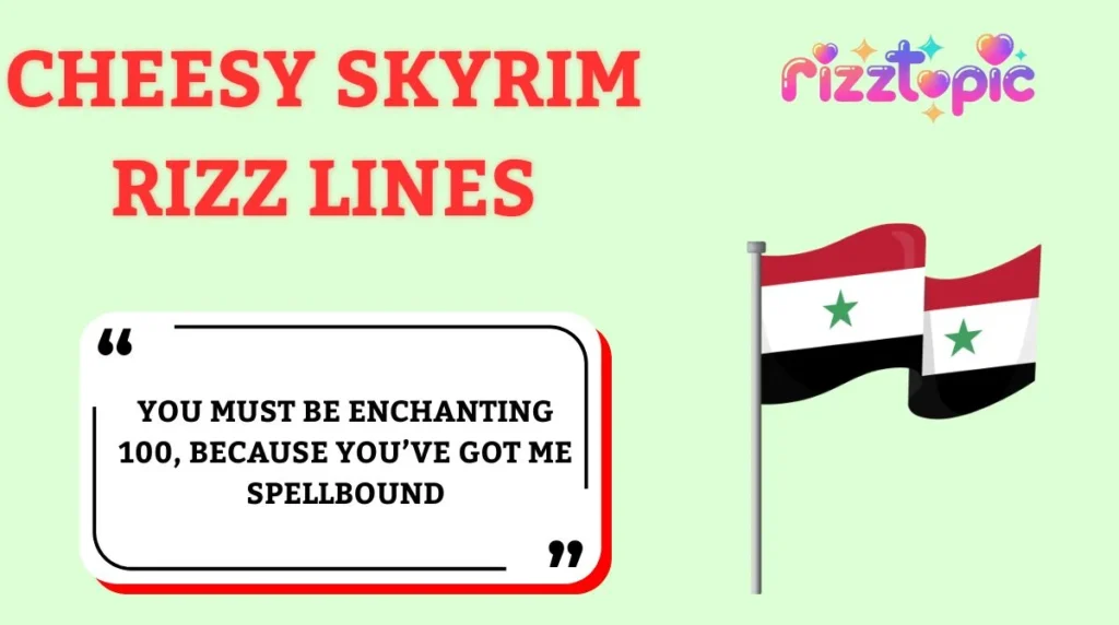 Cheesy Skyrim Rizz Lines