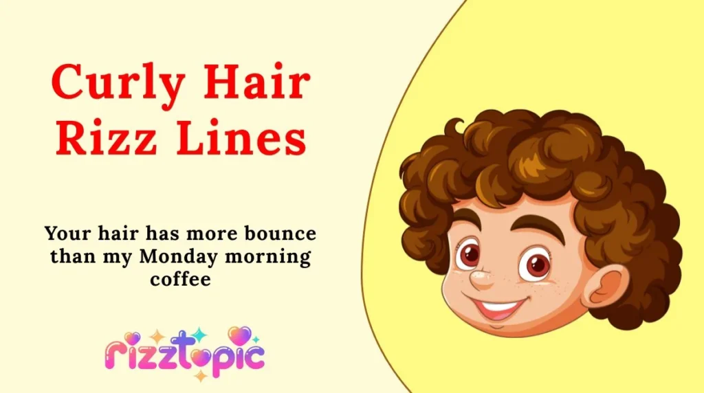 Curly Hair Rizz Lines