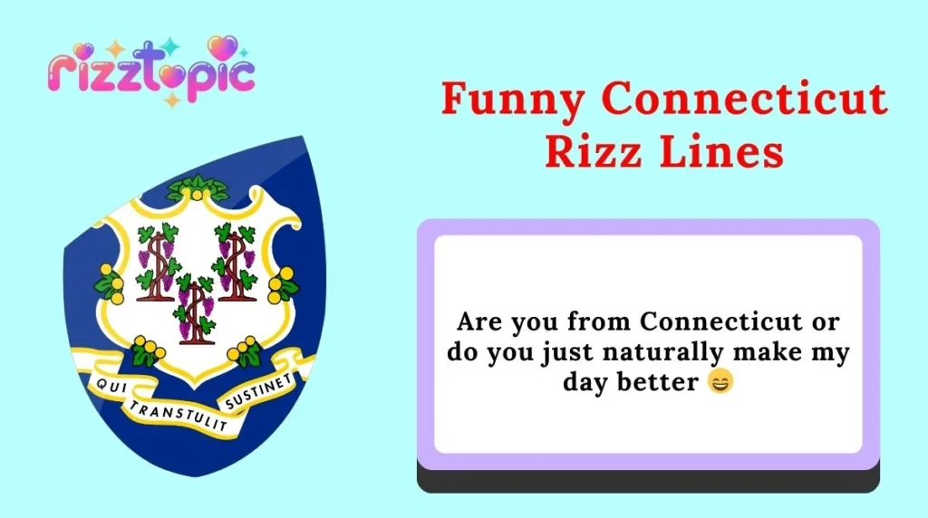 Funny Connecticut Rizz Lines