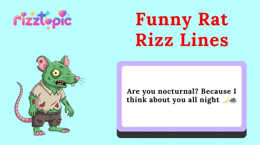 Funny Rat Rizz Lines