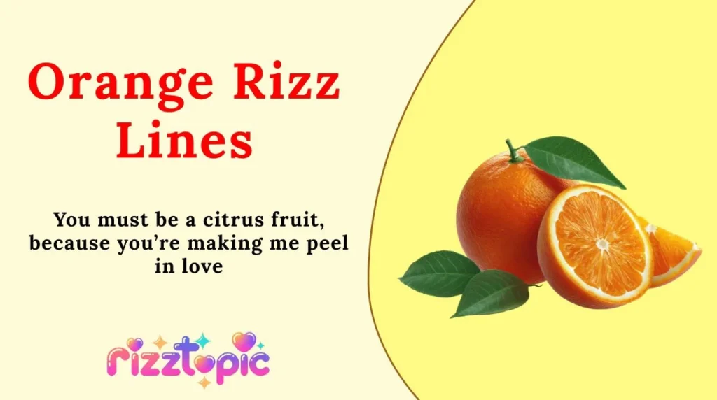 Orange Rizz Lines