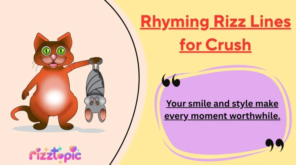 Rhyming Rizz Lines for Crush