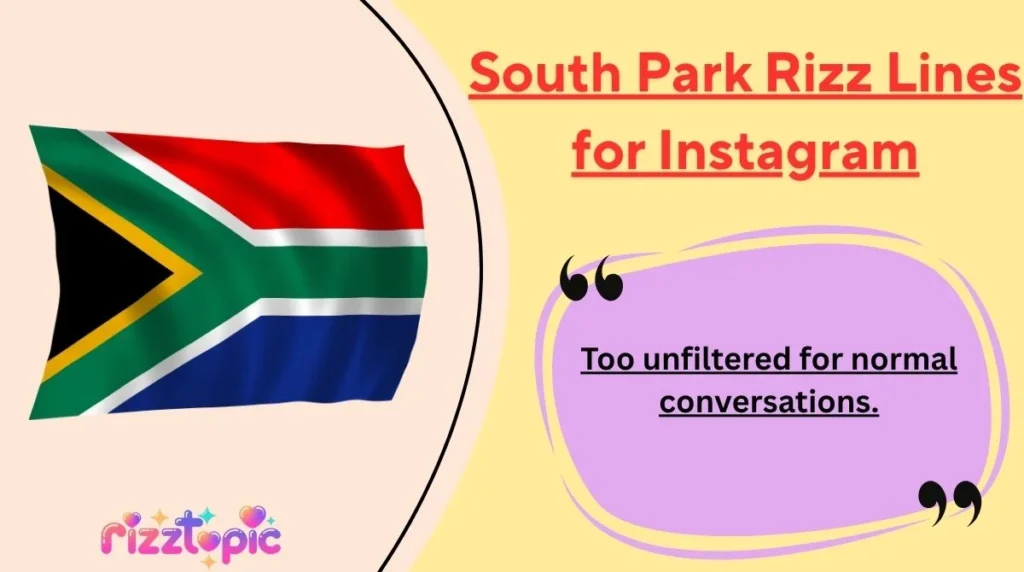 South Park Rizz Lines for Instagram