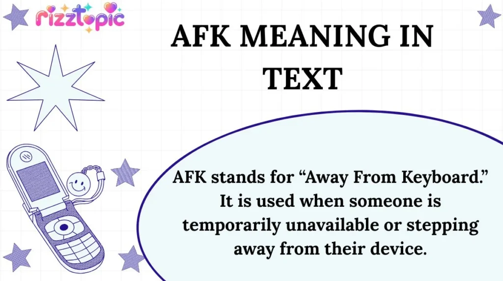 AFK Meaning in Text