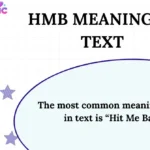 HMB Meaning in Text