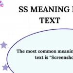 SS Meaning in Text