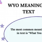WYO Meaning in Text