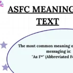 ASFC Meaning in Text