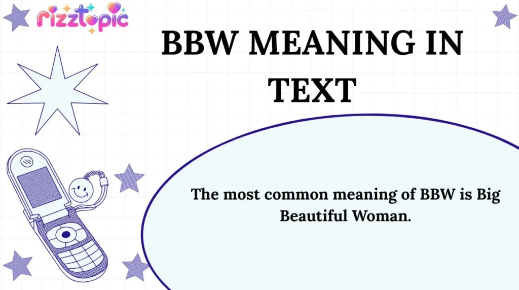 BBW Meaning in Text