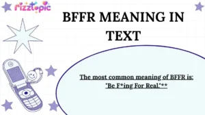 BFFR Meaning in Text