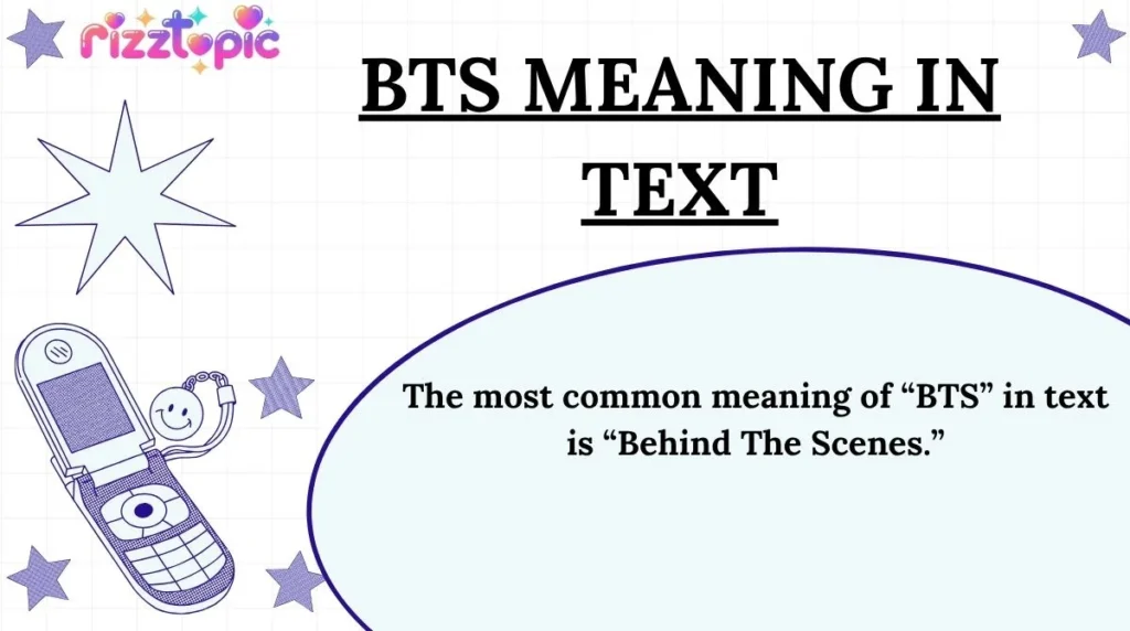 BTS Meaning in Text