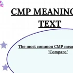 CMP Meaning in Text