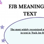 FJB Meaning in Text