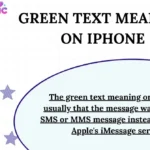 Green Text Meaning on iPhone