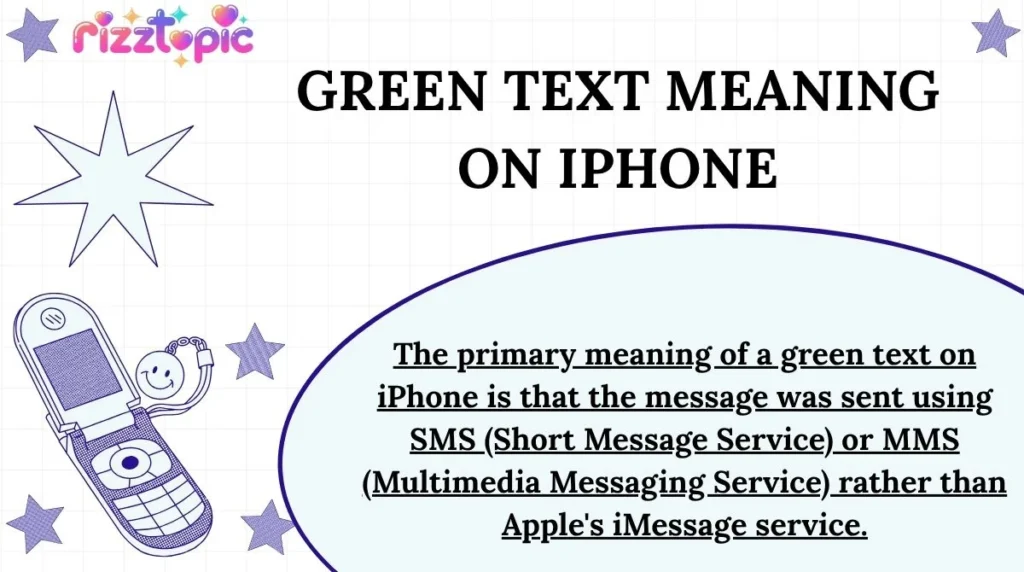 Green Text Meaning on iPhone