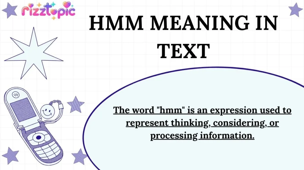 Hmm Meaning in Text