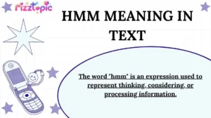 Hmm Meaning in Text