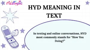 HYD Meaning in Text