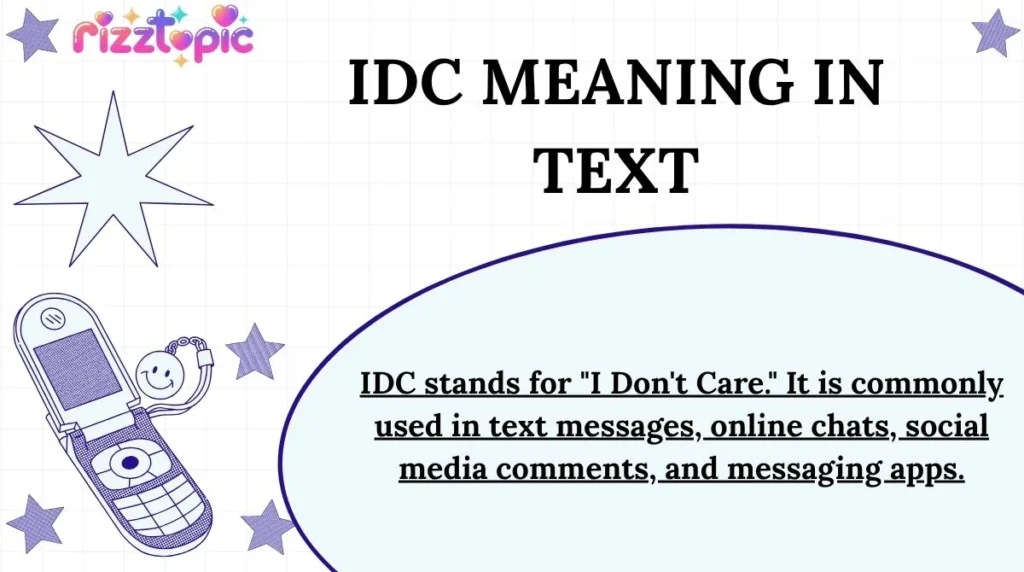 IDC Meaning in Text