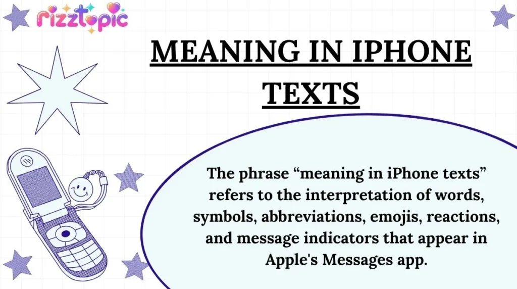 Meaning in iPhone Texts