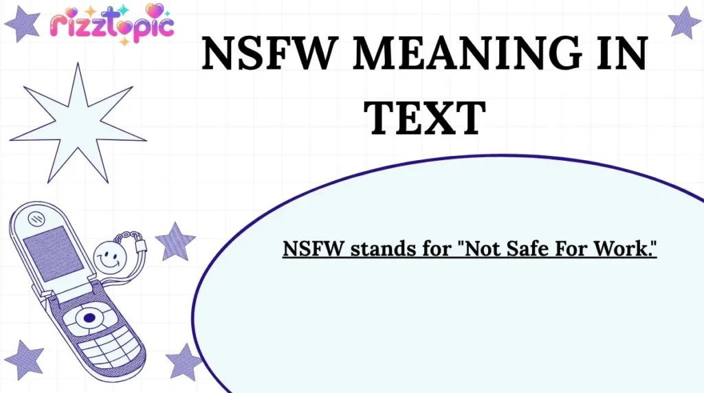 NSFW Meaning in Text
