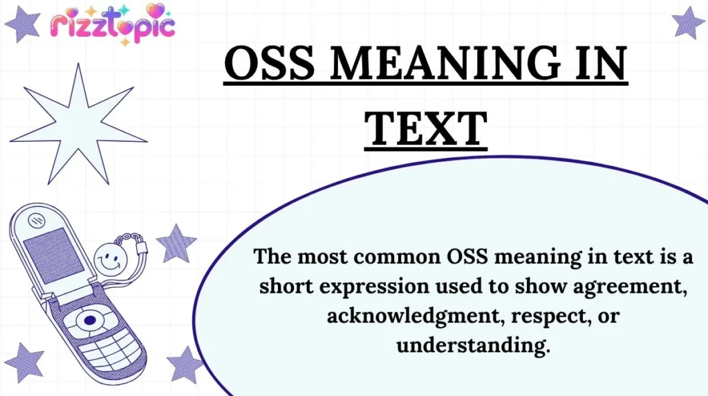 OSS Meaning in Text