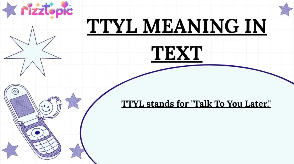 TTYL Meaning in Text