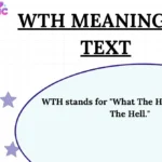 WTH Meaning in Text